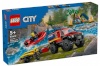 LEGO klotsid 60412 City Feuerwehrgeländewagen mit Rettungsboot