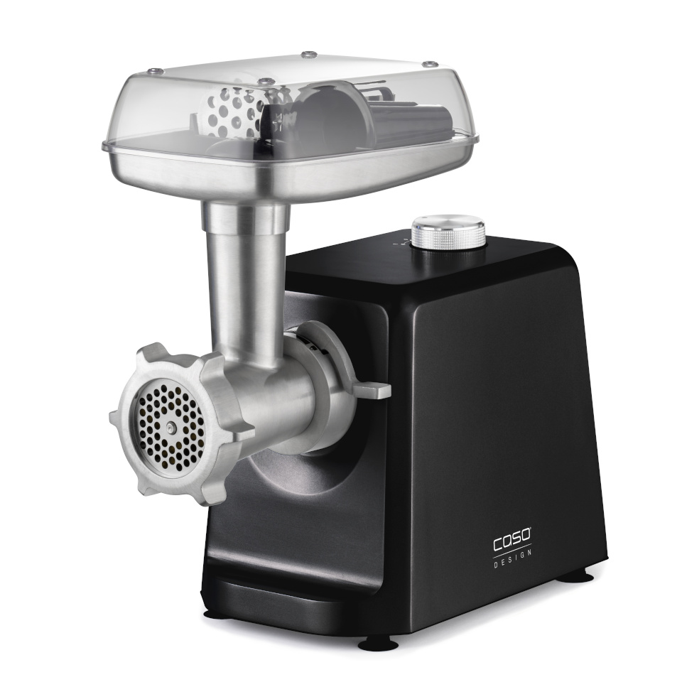 Caso hakklihamasin Meat Mincer FW 2500 2500W 3 stainless steel cutting plates (3mm 5mm and 8mm) Sausages filler Cookie attachmentWith 4 moulds Stuffer