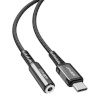 Acefast Adapter USB-C to mini jack 3,5mm C1-07 18cm (must)