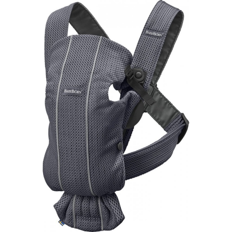BabyBjörn kandekott Mini, Anthracite, 3D Mesh 021013
