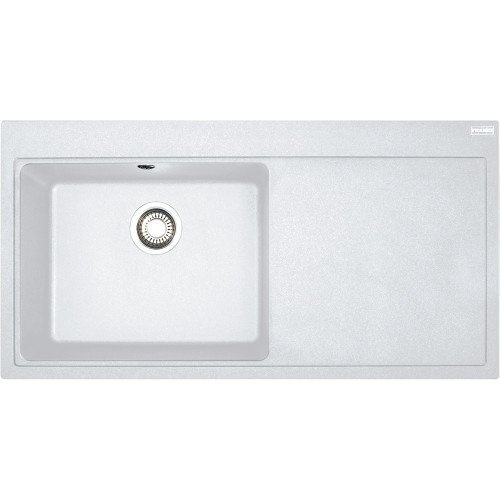 Franke valamu 114.0477.022 MTG 611, polaarvalge, kauss vasakul