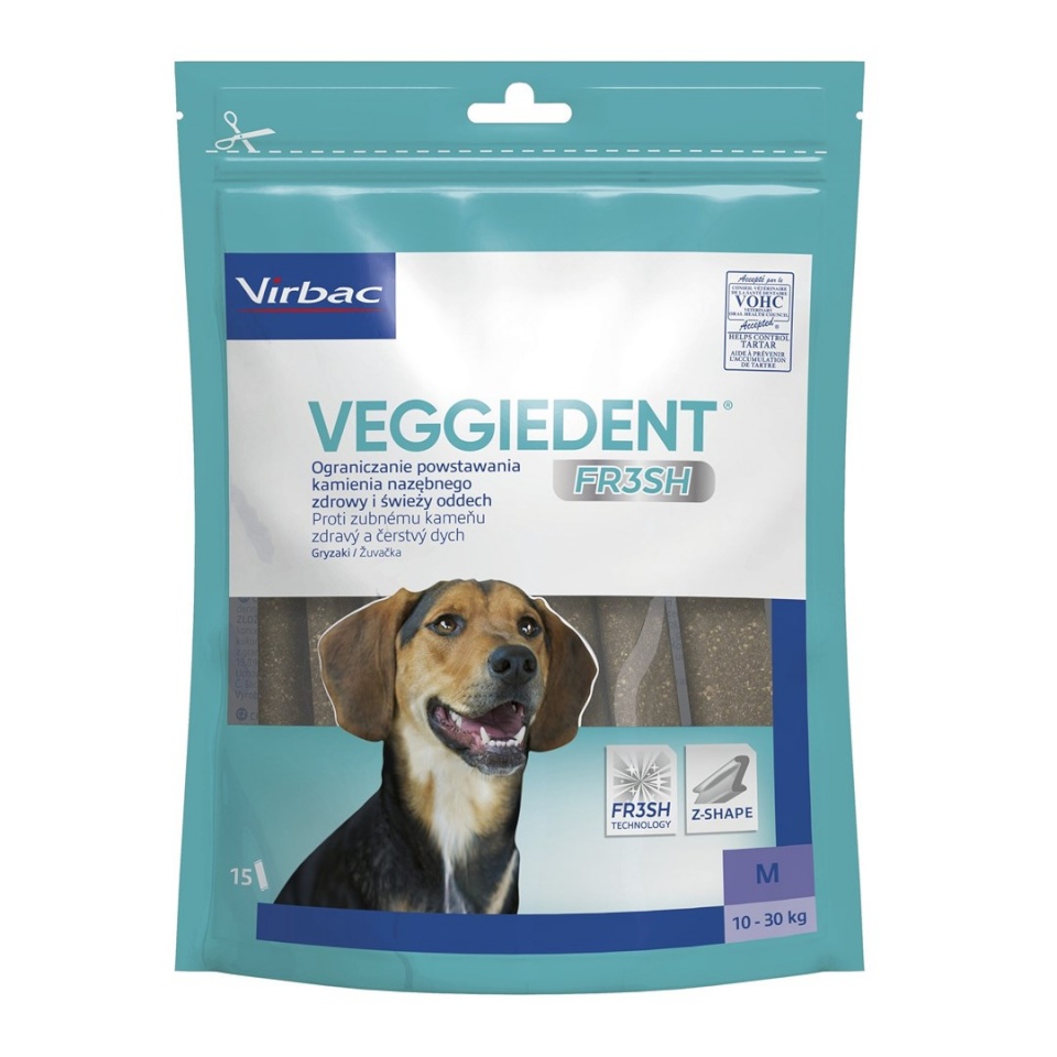 Virbac maius koerale Veggiedent Fresh, M, 352,5g