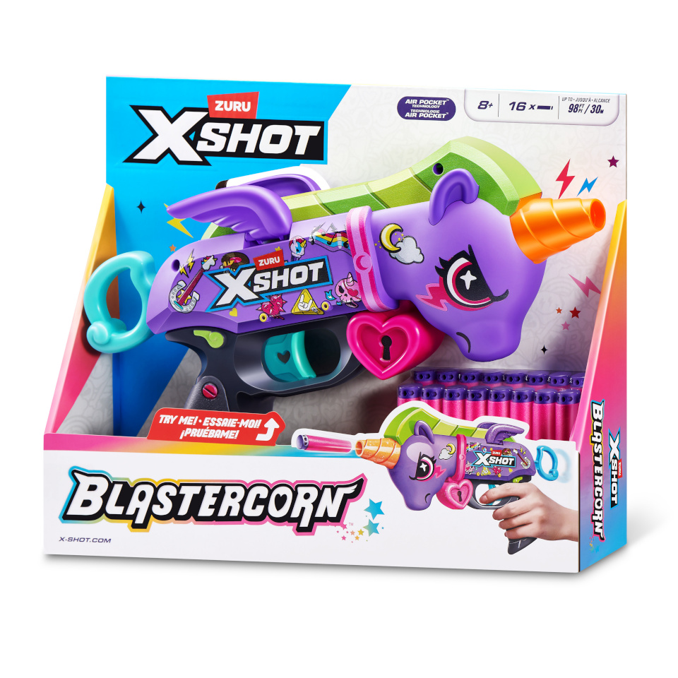 XSHOT mängupüstol Purple Unicorn, 36882