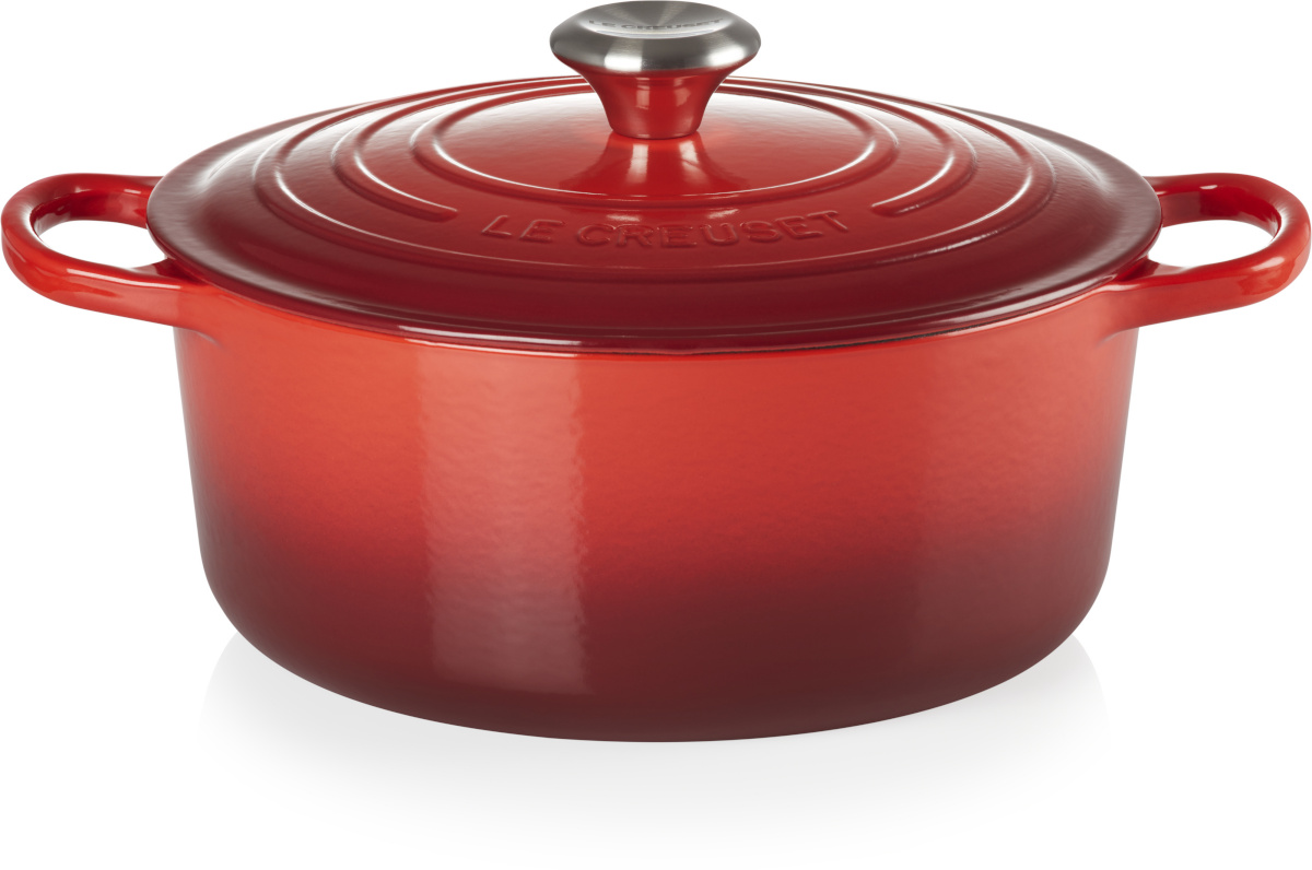 Le Creuset küpsetusvorm Signature Roaster Round, 24cm, punane