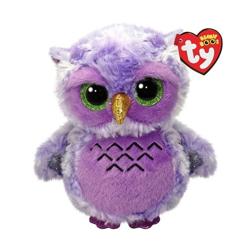 Meteor pehme mänguasi Ty Purple Owl 15cm