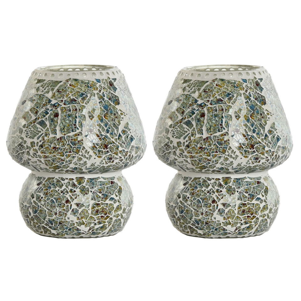 Home ESPRIT laualamp roheline taevasinine 25 W 220 V (2tk)