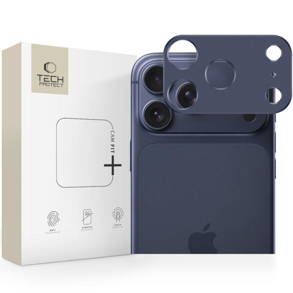 OSŁONA APARATU Tech-Protect CAMALLOY FIT+ iPhone 17 Pro Max DEEP BLUE