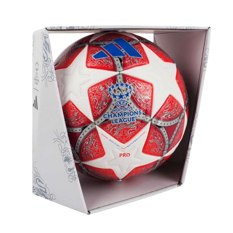 Adidas jalgpall UCL Womens 25/26 Final Pro punane-valge JW1325 5