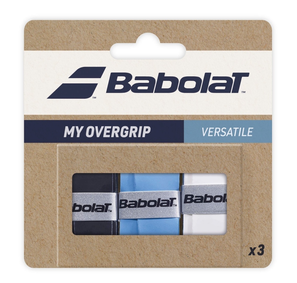 Babolat My Overgrip x 3, must / sinine / valge