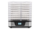ETA toidukuivataja Food dryer | ETA930190000 Secca Premium | Power 380 W | Number of trays 8 | Temperature control | Integrated timer | hõbedane