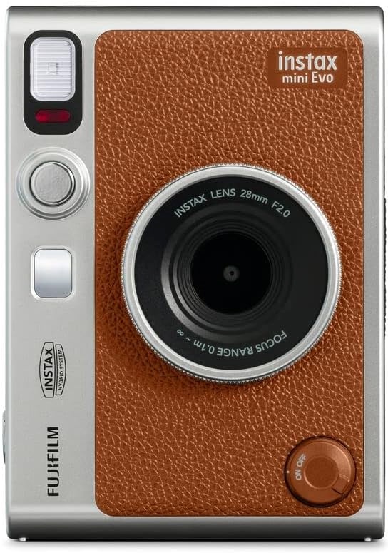 Fujifilm polaroid kaamera Instax Mini Evo USB-C, pruun