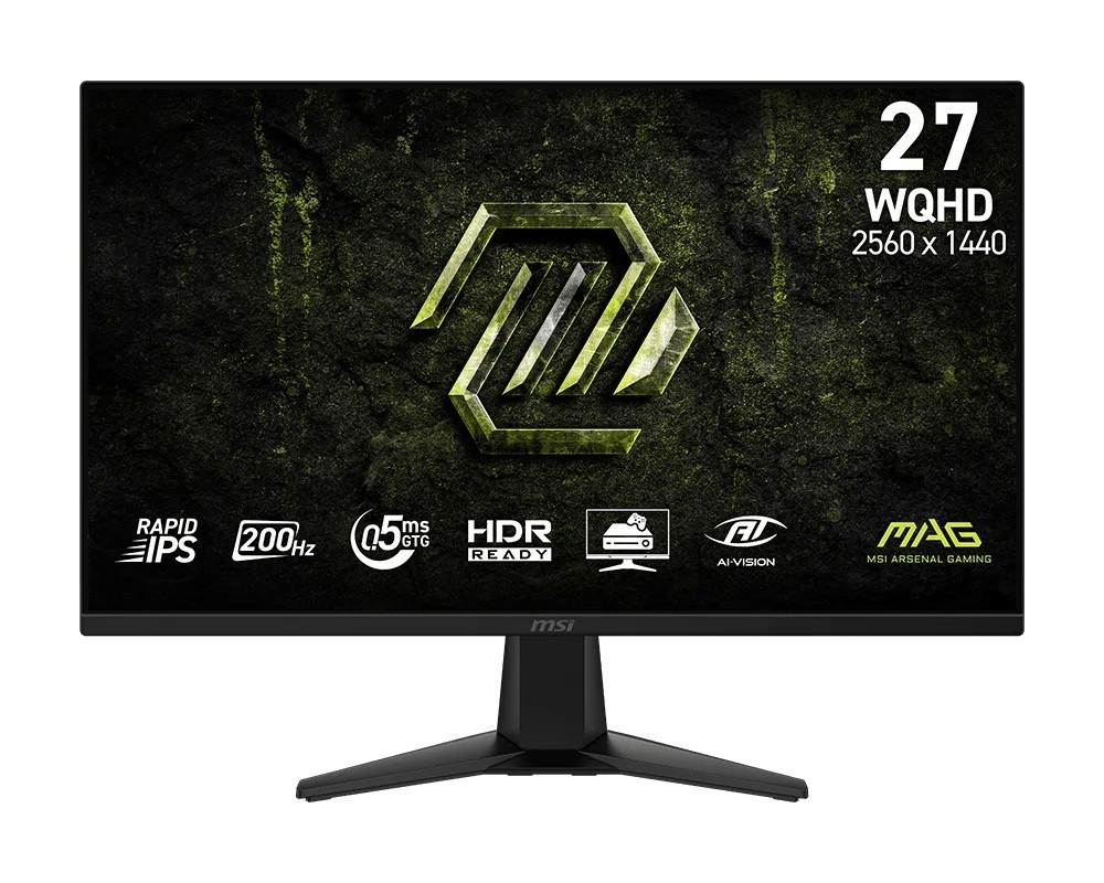 MSI monitor MAG 275QF E20 27 inches/LED/WQHD/Flat/200Hz/must