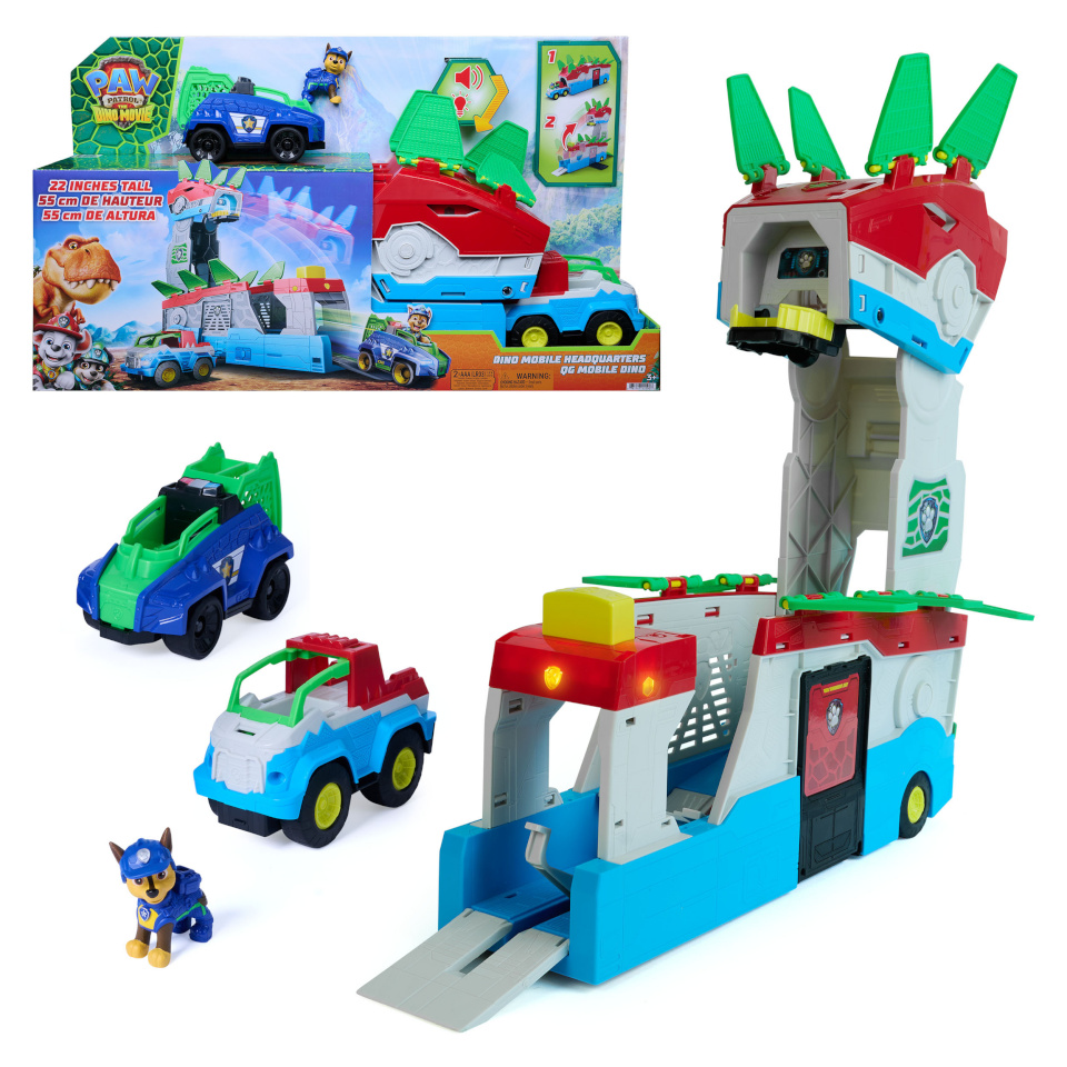 Spin Master mängufiguur Paw Patrol: Der Dino Film - 2-in-1 Mobiles Dino-Hauptquartier