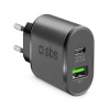 SBS adapter Travel Charger USB Type-C PD 25W USB AFC must