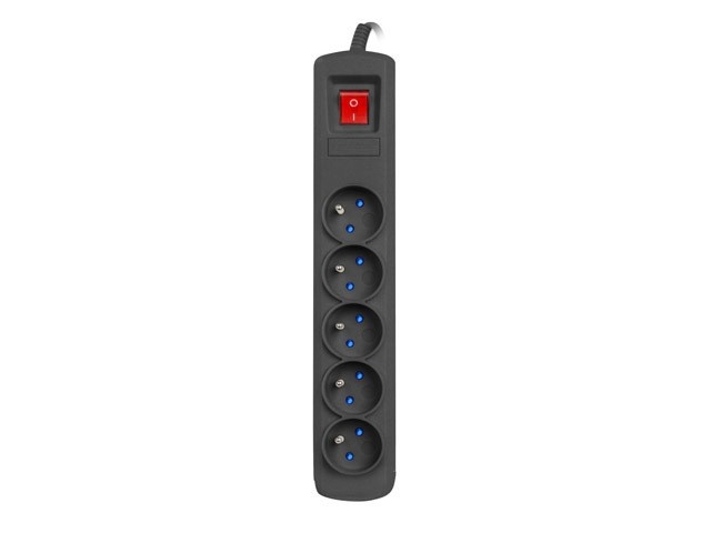 Natec pikendusjuhe Surge protector Bercy 400 3m 5 sockets must