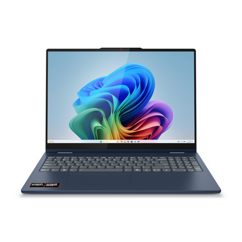 Lenovo sülearvuti IdeaPad 5 2-in-1 16AKP10 Copilot+ PC AMD Ryzen AI 7 350 Hybrid (2-in-1) 40.6 cm (16") Touchscreen WUXGA 16 GB LPDDR5x-SDRAM 1 TB SSD Wi-Fi 7 (802.11be) Windows 11 Home English sinine New Repack/Repacked