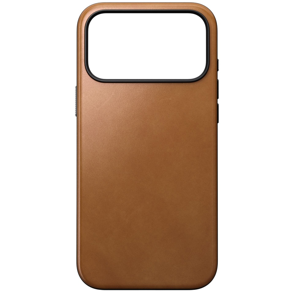 Nomad kaitsekest Modern Leather Case iPhone 17 Pro Max English Tan