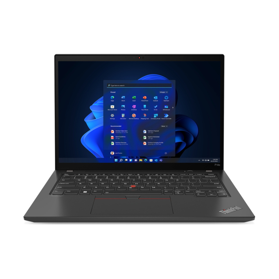 Lenovo sülearvuti 14" P14s G4 i7-1360P, 32GB, 1TB M.2 SSD, WUXGA, graphics card, WWAN upgradeable, W11P Software GB Keyboard GB Garantii 1a, reThink