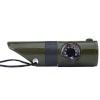 Mil-tec vile Survival whistle 6 in 1 Olive