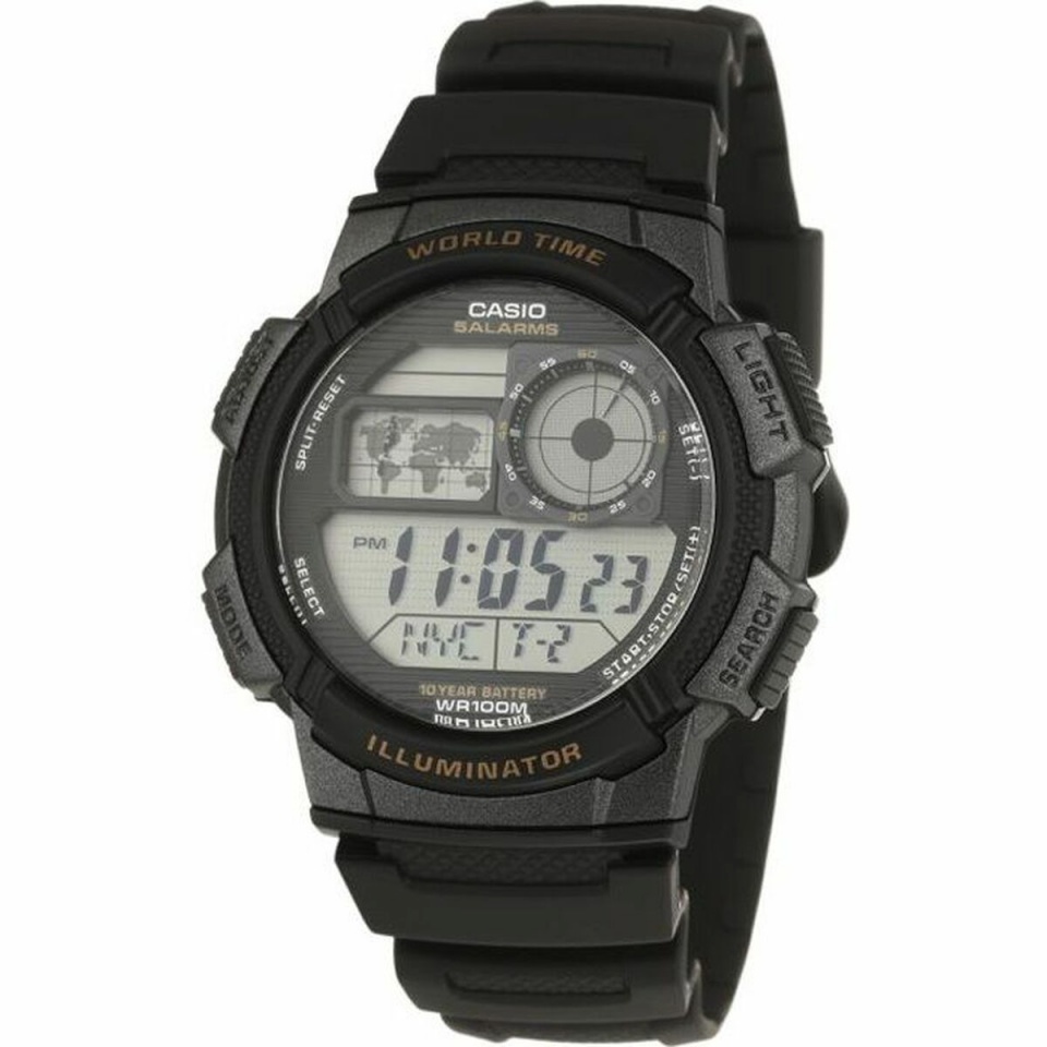 Casio unisex kell AE-1000W-1AVEF Digitaalne Kvarts Spordi