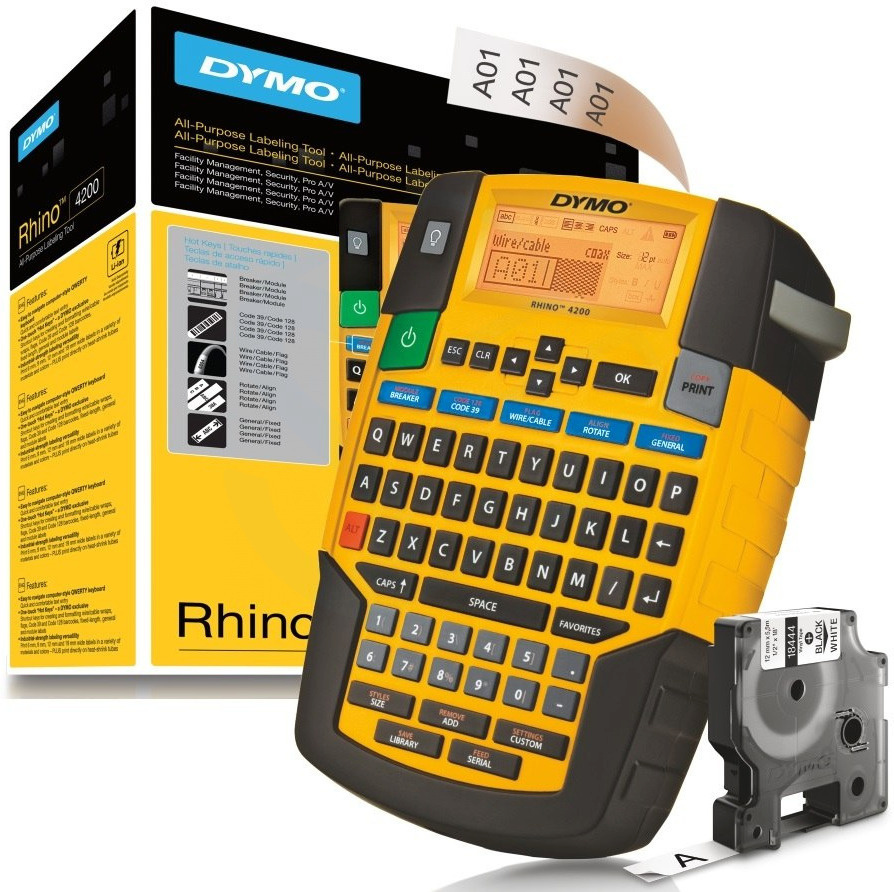Dymo etiketiprinter Rhino 4200, oranz