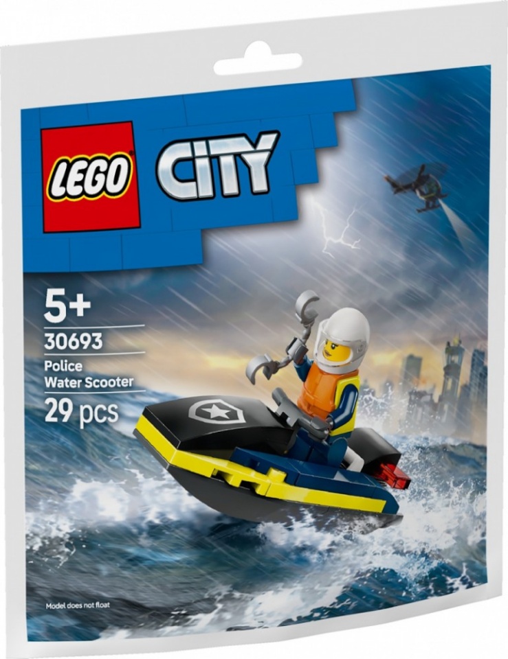 Lego klotsid Bricks City 30693 Police Water Scooter