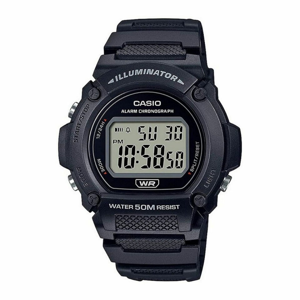 Casio meeste kell W-219H-1AVCF must