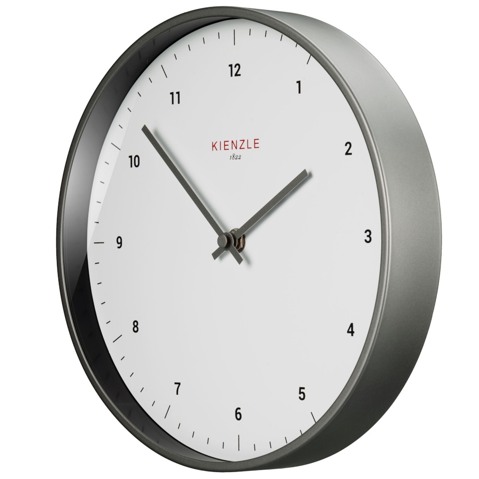 Kienzle KIENZLE DCF Radio-Control.Wall Clock Classic 25 cm, valge