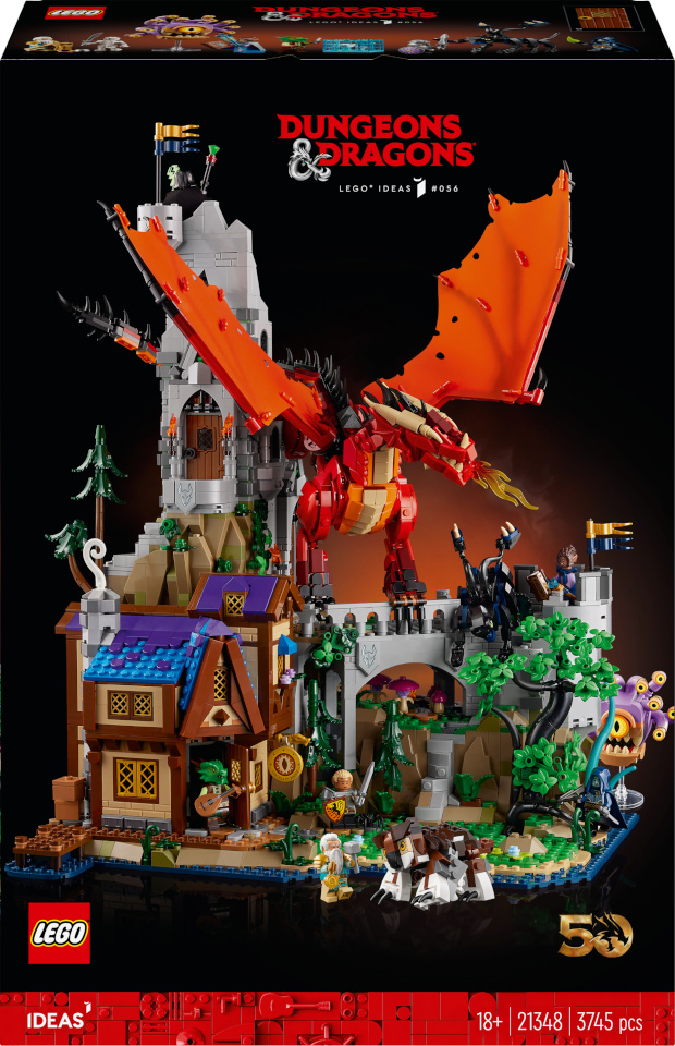 LEGO klotsid Ideas 21348 Dungeons & Dragons: Red Dragon's Tale