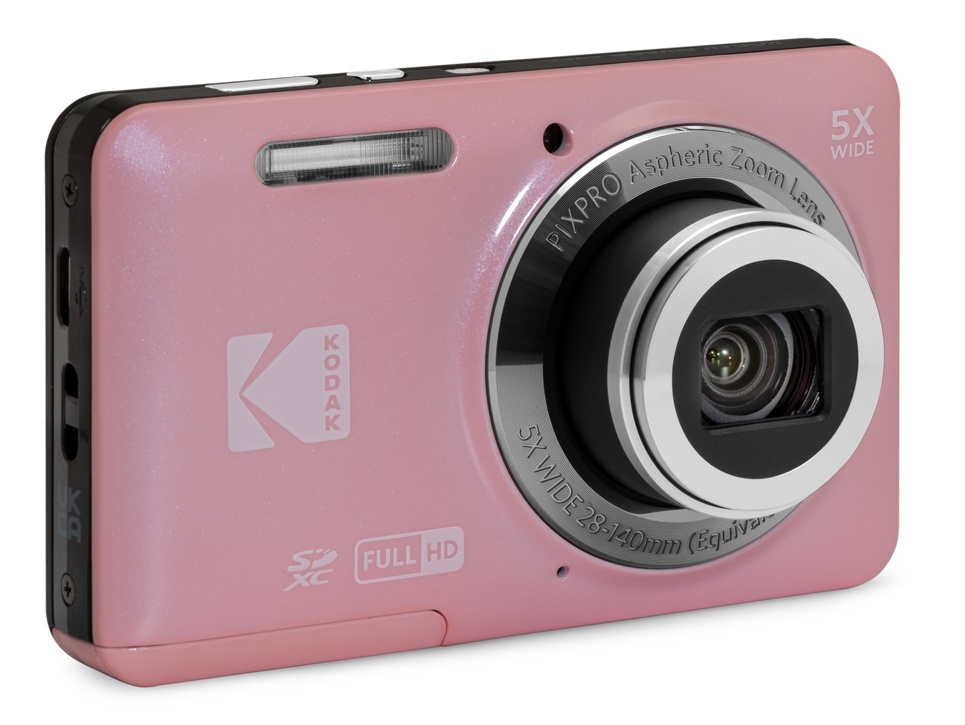 Kodak kompaktkaamera PixPro FZ55 Pink, roosa