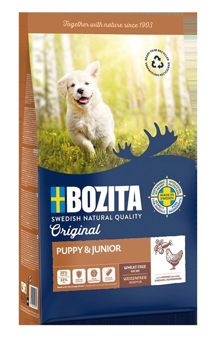 Bozita kuivtoit koerale Original Puppy & Junior Chicken, 12kg