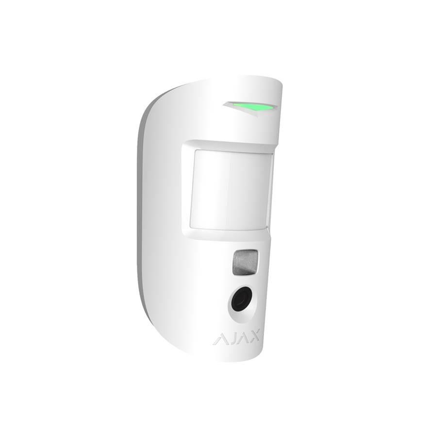 Ajax Detector Wireless Motioncam phod valge