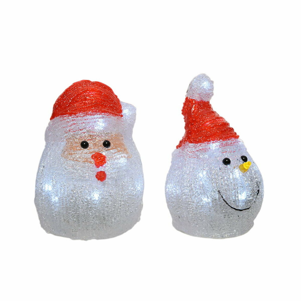 Lumineo Dekoratiivkuju Lumineo 491239 LED Sisu Santa Claus 10,5 x 10,5 x 15 cm