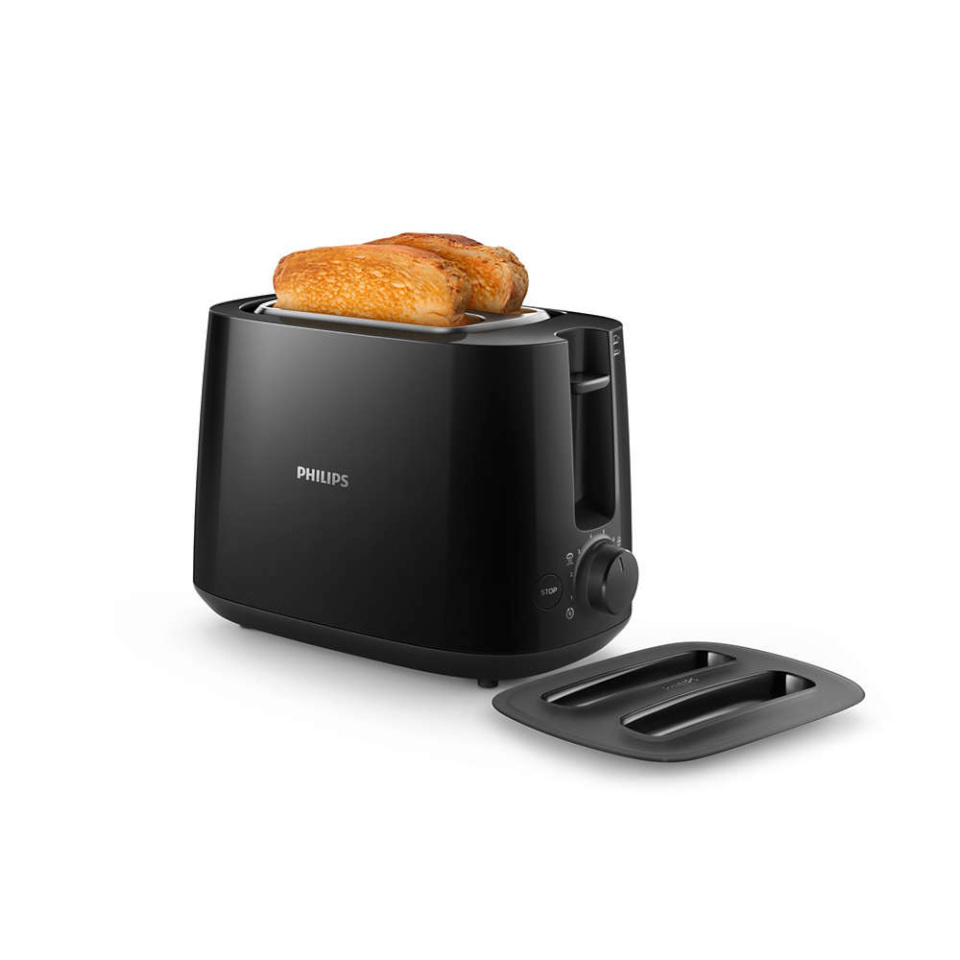 Philips röster HD2582/90 Daily Collection Toaster, must
