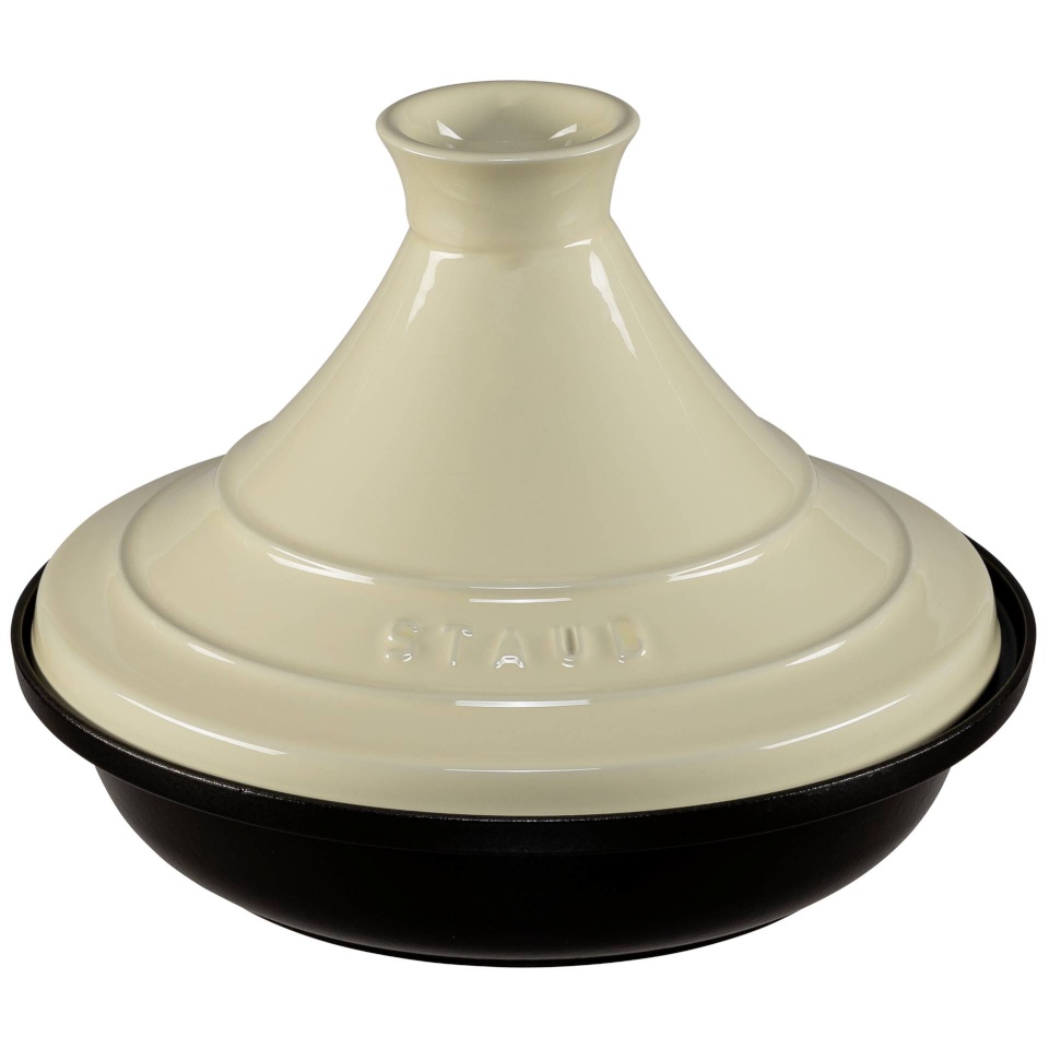 Staub ahjunõu Tajine Round Cast Iron, 28cm, beež