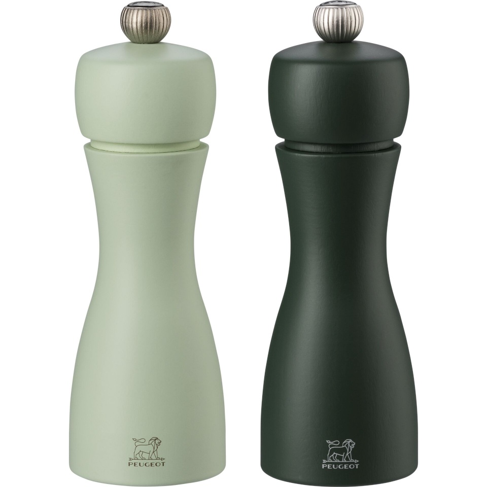 Peugeot soola- ja pipraveski Tahiti Pepper/Salt Mill Set, 15 cm, 2tk, roheline