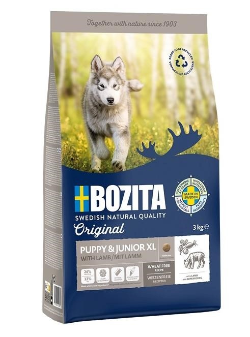 Bozita kuivtoit koerale Original Puppy & Junior XL Lamb, 12kg