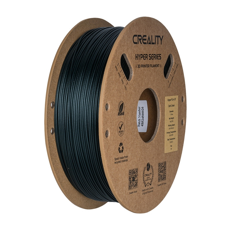 Creality Hyper PLA-CF Filament (Dark roheline)