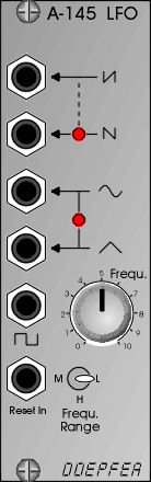 Doepfer A-145 madalsageduslik ostsillaator LFO Eurorack moodul