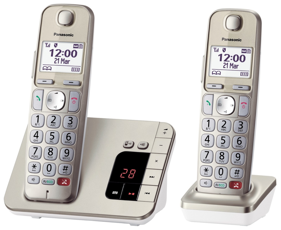 Panasonic telefon KX-TGE262GN beež