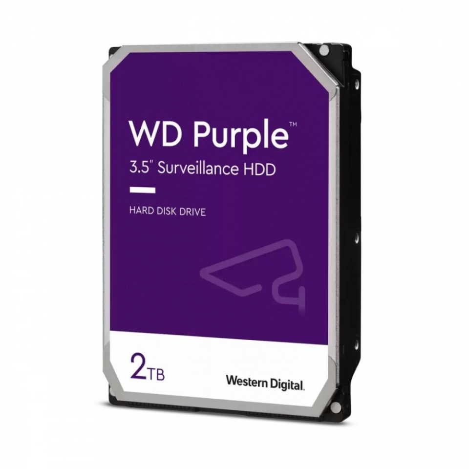 WD kõvaketas HDD WD Purple 2TB 3.5 256 MB 5400RPM WD23PURZ