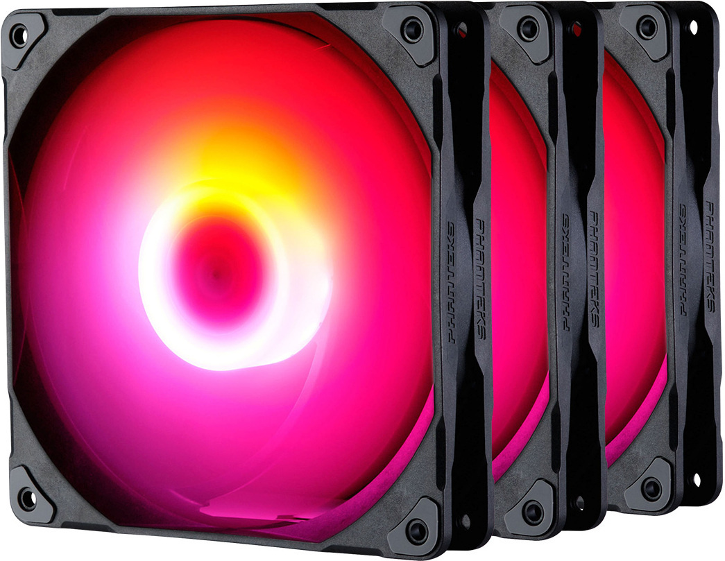 Phanteks M25-140 D-RGB PWM, must, 140 mm, 3 tk.