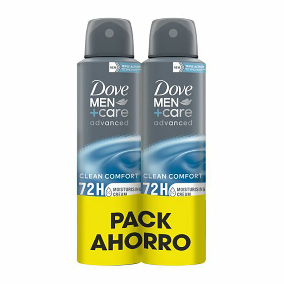 Dove Pihustav deodorant men clean confort 150 ml Värske Mehed 2tk (2tk)