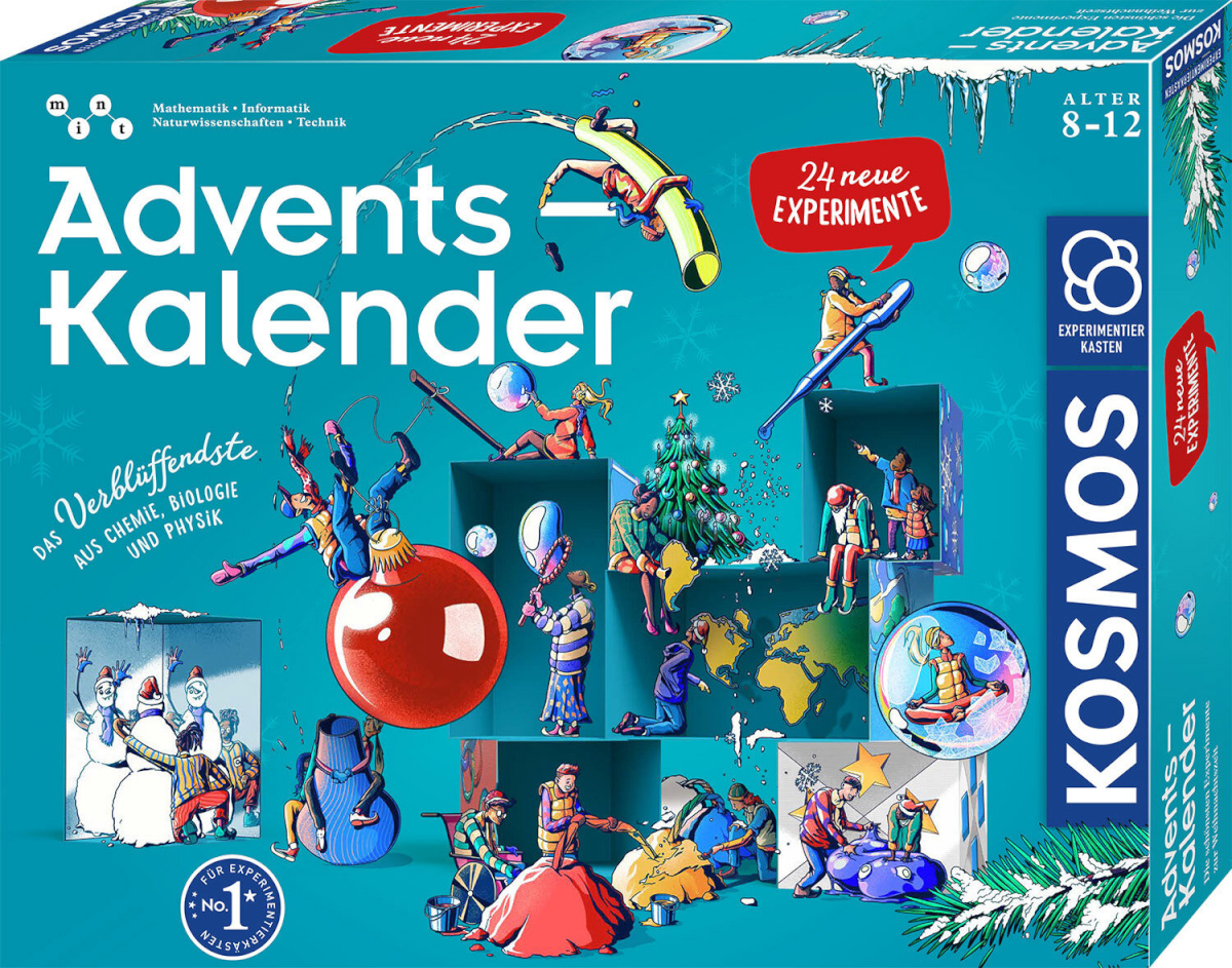 Kosmos advendikalender Advent Calendar - The Most Beautiful Science Experiments at Christmas Time (German) (2025)