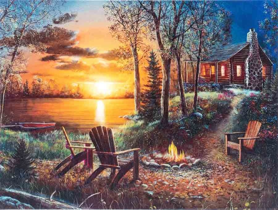 Norimpex Diamond Mosaic - Campfire