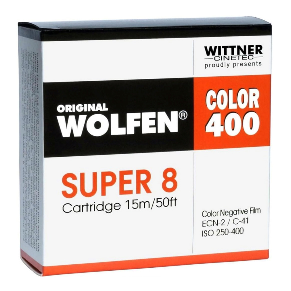Wolfen kile Color 400 Super 8, 15 m ISO 250-400