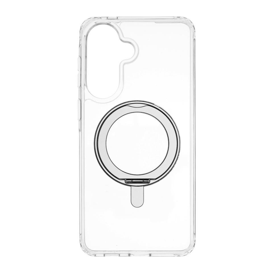 FoneKit Premium tugijalgaga ümbris MagSafe'iga ühilduva alusega, Samsung Galaxy A57, läbipaistev