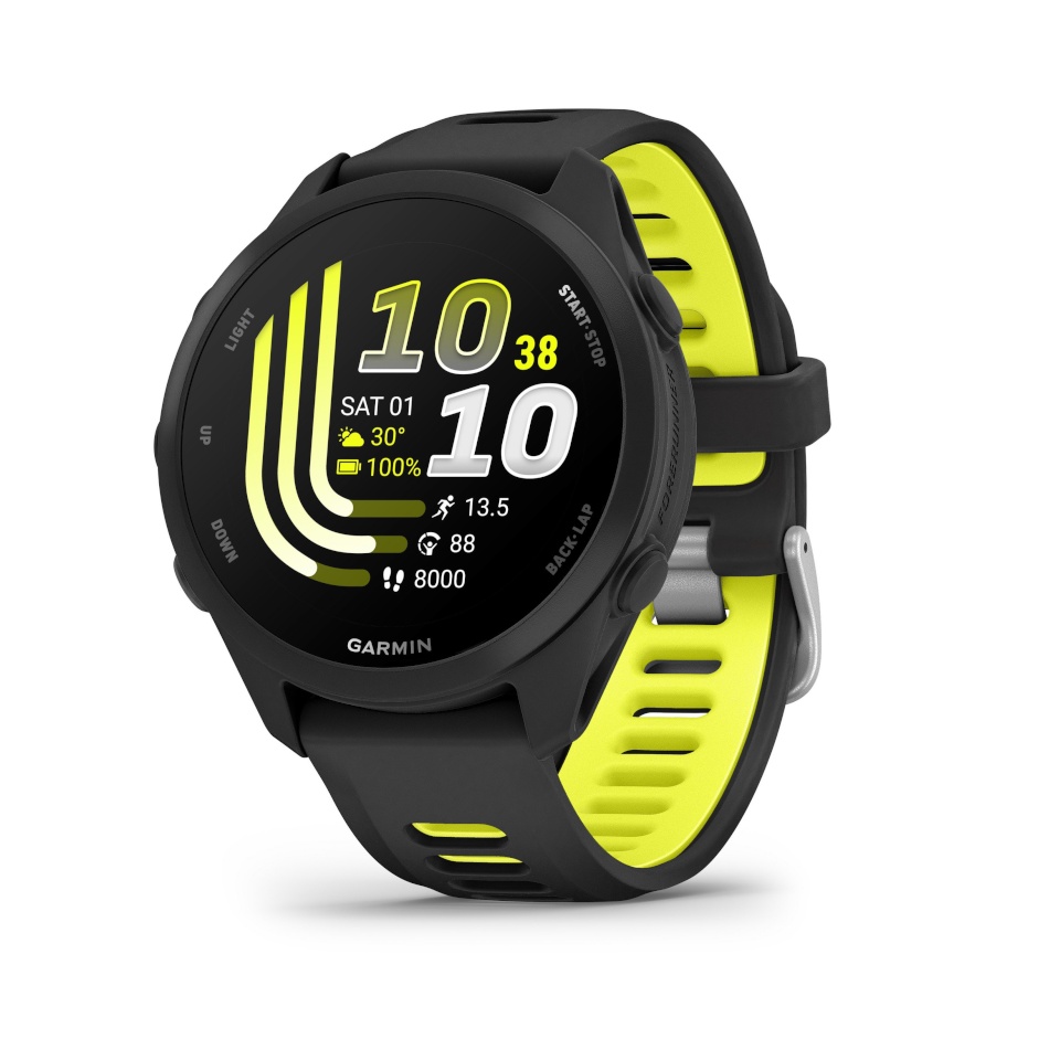 Garmin Forerunner 170 GPS-jooksu nutikell, must