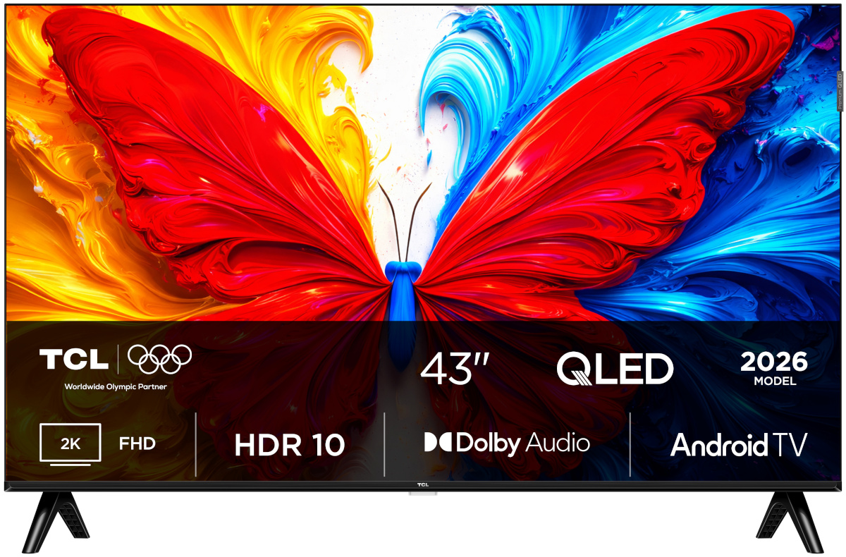 TCL televiisor S5L 43S5L TV 109.2 cm (43") Full HD Smart TV Wi-Fi must 300 cd/m²