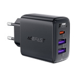 Acefast seinalaadija A57 GaN 2xUSB-A+USB-C PD35W EU must